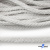 Шнур плетеный d-6 мм круглый, 70% хлопок 30% полиэстер, уп.90+/-1 м, цв.1076-белый - купить в Туле. Цена: 588 руб.