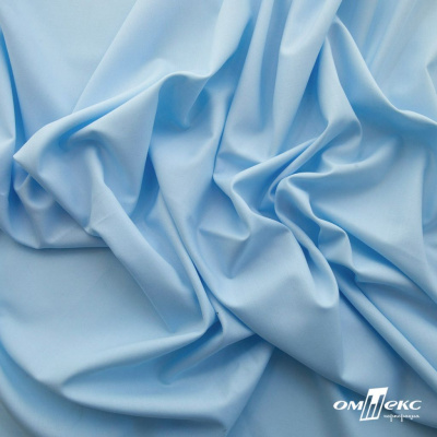 Ткань сорочечная Илер 100%полиэстр, 120 г/м2 ш.150 см, цв.голубой - купить в Туле. Цена 290.24 руб.