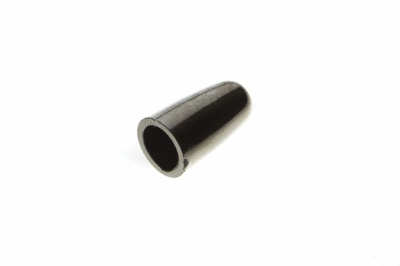 8100-Наконечник пластиковый под металл 15 мм-тем.никель - купить в Туле. Цена: 2.45 руб.