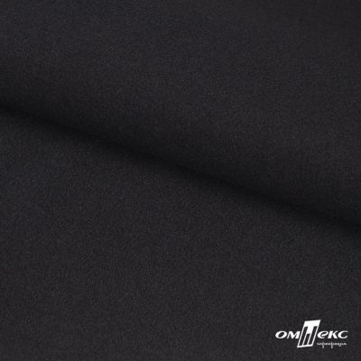 Трикотажное полотно "Монне" 100% полиэстр, 152см, 350 г/м2, чёрный, м - купить в Туле. Цена 385 руб.