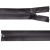 Молния водонепроницаемая PVC Т-7, 60 см, разъемная, цвет (301) т.серый - купить в Туле. Цена: 49.39 руб.