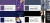 Костюмная ткань "Элис" 18-3921, 200 гр/м2, шир.150см, цвет голубика - купить в Туле. Цена 303.10 руб.