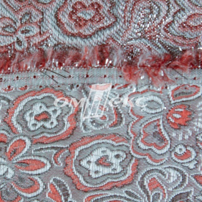Ткань костюмная жаккард, 135 гр/м2, шир.150см, цвет красный№12 - купить в Туле. Цена 441.92 руб.