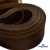 Регилиновая лента, шир.100мм, (уп.25 ярд), цв.- коричневый - купить в Туле. Цена: 694.13 руб.