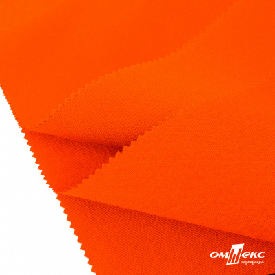 Ткань смесовая для спецодежды "Униформ" 17-1350, 200 гр/м2, шир.150 см, цвет люм.оранжевый - купить в Туле. Цена 138.73 руб.