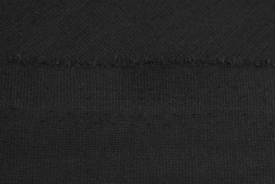 Трикотаж "Grange" BLACK 1# (2,38м/кг), 280 гр/м2, шир.150 см, цвет чёрно-серый - купить в Туле. Цена 870.01 руб.