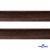 Кант атласный 074, шир. 12 мм (в упак. 65,8 м), цвет коричневый - купить в Туле. Цена: 237.16 руб.