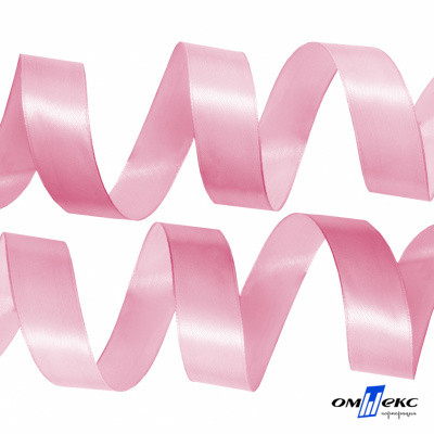 050-нежно-розовый Лента атласная упаковочная (В) 85+/-5гр/м2, шир.25 мм (1/2), 25+/-1 м - купить в Туле. Цена: 53.96 руб.