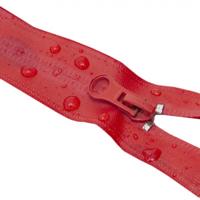 Молния водонепроницаемая PVC Т-7, 90 см, разъемная, цвет (820) красный - купить в Туле. Цена: 61.18 руб.