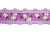 Тесьма декоративная 0385-6169, шир. 25 мм/уп. 22,8+/-1 м, цвет 01-фиолетовый - купить в Туле. Цена: 387.43 руб.
