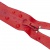 Молния водонепроницаемая PVC Т-7, 20 см, неразъемная, цвет (820)-красный - купить в Туле. Цена: 21.56 руб.