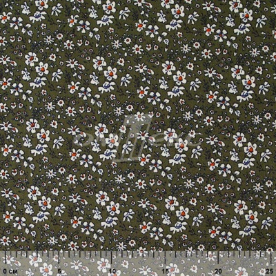 Плательная ткань "Фламенко" 11.2, 80 гр/м2, шир.150 см, принт растительный - купить в Туле. Цена 259.21 руб.
