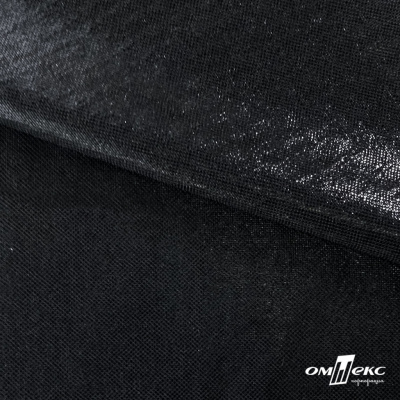 Трикотажное полотно голограмма, шир.140 см, #602 -чёрный/чёрный - купить в Туле. Цена 385.88 руб.