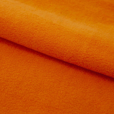 Флис DTY 16-1358, 250 г/м2, шир. 150 см, цвет оранжевый - купить в Туле. Цена 640.46 руб.