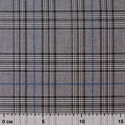 Ткань костюмная "Клер" 80% P, 16% R, 4% S, 200 г/м2, шир.150 см,#3 цв-серый/синий - купить в Туле. Цена 412.02 руб.