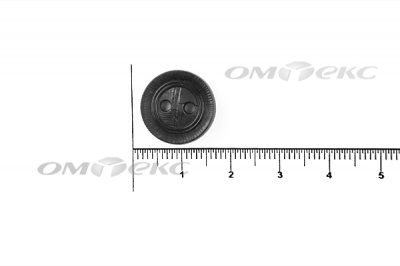 51820/15 мм (2 пр)  черные пуговицы - купить в Туле. Цена: 0.87 руб.