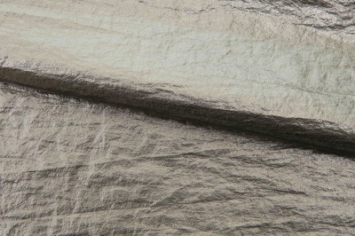Текстильный материал "Диско"#1805 с покрытием РЕТ, 40гр/м2, 100% полиэстер, цв.6-тем.серебро - купить в Туле. Цена 412.36 руб.
