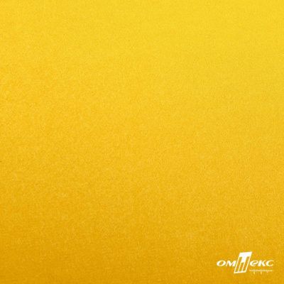 Поли креп-сатин 13-0859, 125 (+/-5) гр/м2, шир.150см, цвет жёлтый - купить в Туле. Цена 155.57 руб.