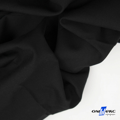 Ткань костюмная "Матте" 80% P, 16% R, 4% S, 170 г/м2, шир.150 см, цв-черный #1 - купить в Туле. Цена 372.90 руб.