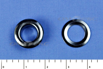 Люверсы металлические, блочка/кольцо, №5 (8 мм) упак.1000 шт- цв.никель - купить в Туле. Цена: 392 руб.