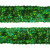 Тесьма с пайетками D4, шир. 20 мм/уп. 25+/-1 м, цвет зелёный - купить в Туле. Цена: 778.19 руб.