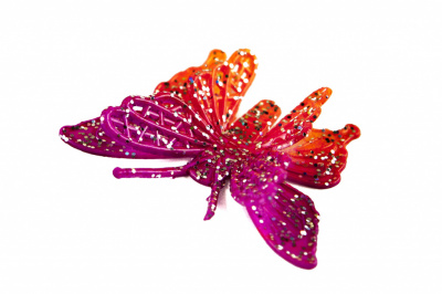 Бабочка декоративная пластиковая #10 - купить в Туле. Цена: 7.09 руб.