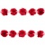 Тесьма плетеная "Рюш", упак. 9,14 м, цвет красный - купить в Туле. Цена: 46.82 руб.