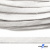 Шнур плетеный d-8 мм плоский, 70% хлопок 30% полиэстер, уп.85+/-1 м, цв.1018-белый - купить в Туле. Цена: 735 руб.
