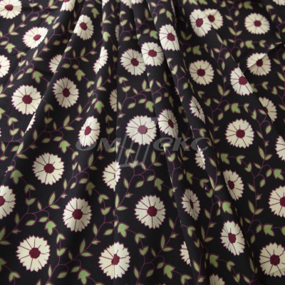 Плательная ткань "Фламенко" 10.1, 80 гр/м2, шир.150 см, принт растительный - купить в Туле. Цена 241.49 руб.