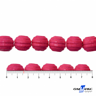 0309-Бусины деревянные "ОмТекс", 16 мм, упак.50+/-3шт, цв.023-розовый - купить в Туле. Цена: 62.22 руб.