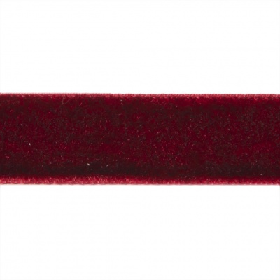 Лента бархатная нейлон, шир.12 мм, (упак. 45,7м), цв.240-бордо - купить в Туле. Цена: 392 руб.