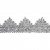 Тесьма металлизированная 0384-0240, шир. 40 мм/уп. 25+/-1 м, цвет серебро - купить в Туле. Цена: 490.74 руб.