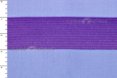 Окантовочная тесьма №0225, шир. 22 мм (в упак. 100 м), цвет фиолет - купить в Туле. Цена: 271.60 руб.