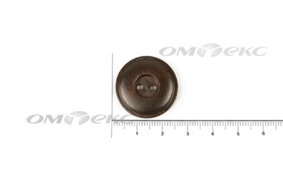 Пуговица деревянная круглая №54 (25мм) - купить в Туле. Цена: 4.12 руб.