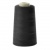 Нитки швейные 100% полиэстер 40/2, (3200 ярд), первый сорт, черные - купить в Туле. Цена: 86.79 руб.