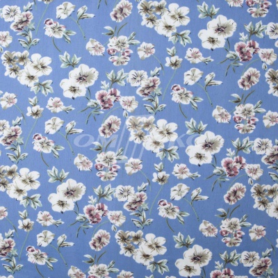 Плательная ткань "Фламенко" 12.1, 80 гр/м2, шир.150 см, принт растительный - купить в Туле. Цена 241.49 руб.