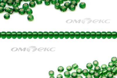 Бисер (SL) 11/0 ( упак.100 гр) цв.27В - зелёный - купить в Туле. Цена: 53.34 руб.
