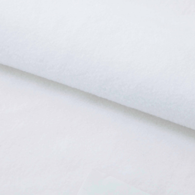 Флис DTY 240 г/м2, White/белый, 150 см (2,77м/кг) - купить в Туле. Цена 640.46 руб.