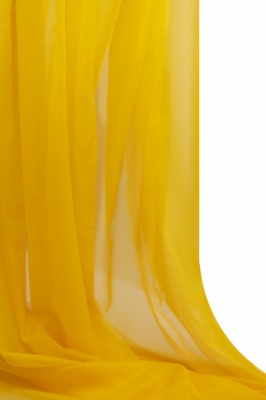 Портьерный капрон 13-0858, 47 гр/м2, шир.300см, цвет 21/жёлтый - купить в Туле. Цена 137.27 руб.