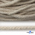 Шнур плетеный d-6 мм круглый, 70% хлопок 30% полиэстер, уп.90+/-1 м, цв.1077-лён - купить в Туле. Цена: 588 руб.