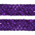 Тесьма с пайетками 12, шир. 35 мм/уп. 25+/-1 м, цвет фиолет - купить в Туле. Цена: 1 308.30 руб.