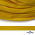 Шнур плетеный (плоский) d-12 мм, (уп.90+/-1м), 100% полиэстер, цв.269 - жёлтый - купить в Туле. Цена: 8.62 руб.