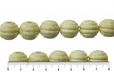0309-Бусины деревянные "ОмТекс", 16 мм, упак.50+/-3шт, цв.035-белый - купить в Туле. Цена: 62.22 руб.