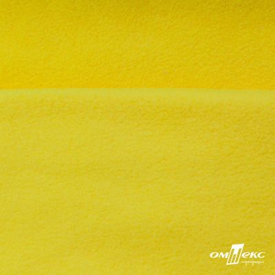 Флис DTY 14-0760, 240 г/м2, шир. 150 см, цвет яркий желтый - купить в Туле. Цена 640.46 руб.