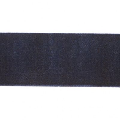 Лента бархатная нейлон, шир.25 мм, (упак. 45,7м), цв.180-т.синий - купить в Туле. Цена: 800.84 руб.