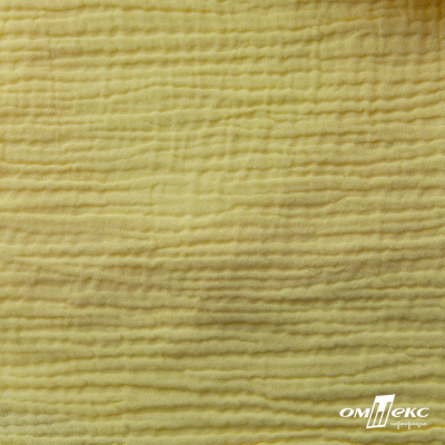 Ткань Муслин, 100% хлопок, 125 гр/м2, шир. 135 см (12-0824) цв.лимон нюд - купить в Туле. Цена 337.25 руб.