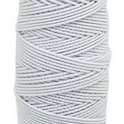Нитка - резинка Спандекс 25 м (уп-10шт)-белые - купить в Туле. Цена: 35.65 руб.