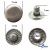 Кнопка металлическая "Альфа" с пружиной, 15 мм (уп. 720+/-20 шт), цвет никель - купить в Туле. Цена: 1 466.73 руб.
