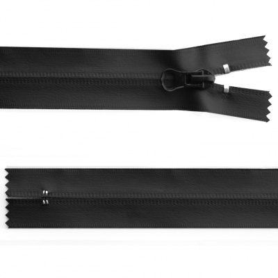 Молния водонепроницаемая PVC Т-7, 18 см, неразъемная, цвет чёрный - купить в Туле. Цена: 21.20 руб.