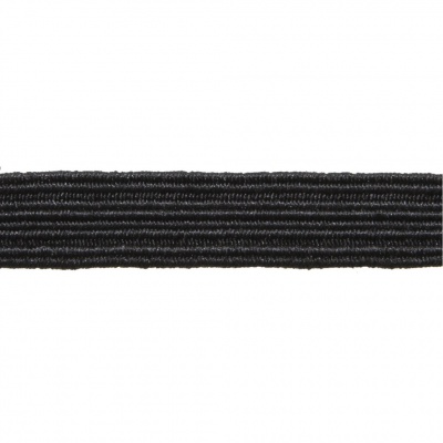 Резинка продежка С-52, шир. 7 мм (в нам. 100 м), чёрная  - купить в Туле. Цена: 637.57 руб.